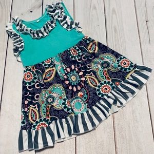Adorable Floral Boutique Dress